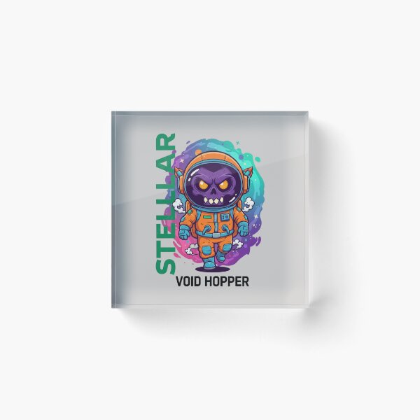 Item preview, Stellar Void Hopper - Scary Monster Astronaut Art designed and sold by AwesomeBeyondLimits.