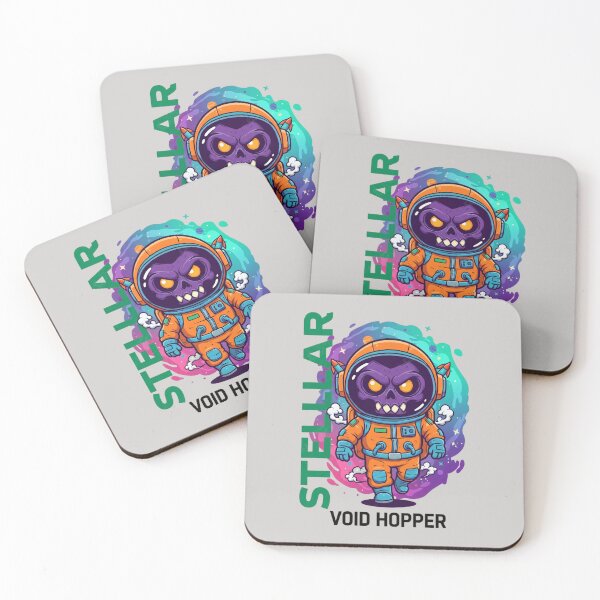 Item preview, Stellar Void Hopper - Scary Monster Astronaut Art designed and sold by AwesomeBeyondLimits.