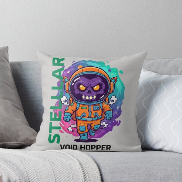 Item preview, Stellar Void Hopper - Scary Monster Astronaut Art designed and sold by AwesomeBeyondLimits.