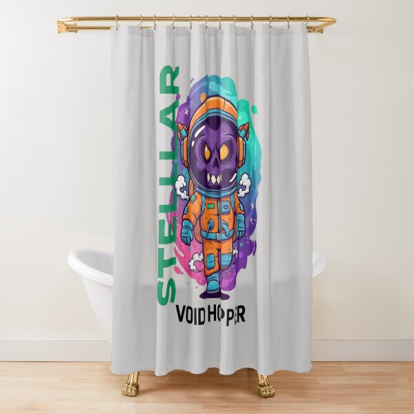 Item preview, Stellar Void Hopper - Scary Monster Astronaut Art designed and sold by AwesomeBeyondLimits.