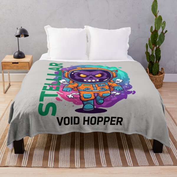 Item preview, Stellar Void Hopper - Scary Monster Astronaut Art designed and sold by AwesomeBeyondLimits.