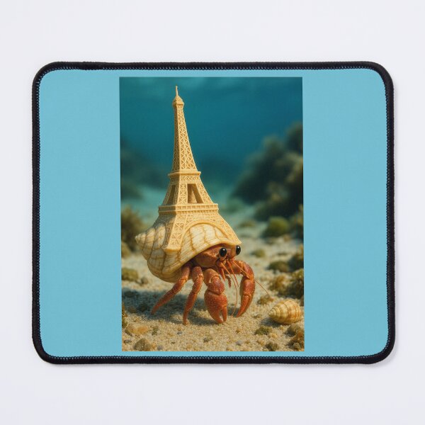 Item preview, Eiffel Tower Hermit Crab designed and sold by Tridentulus.