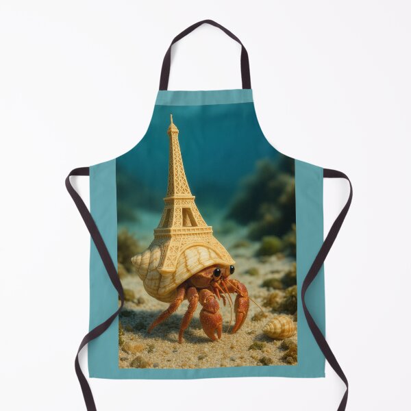 Item preview, Eiffel Tower Hermit Crab designed and sold by Tridentulus.