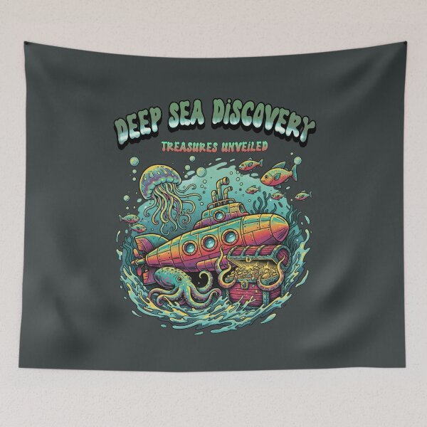 Item preview, Deep Sea Discovery Treasures Unveiled - Submarine Adventure designed and sold by AwesomeBeyondLimits.