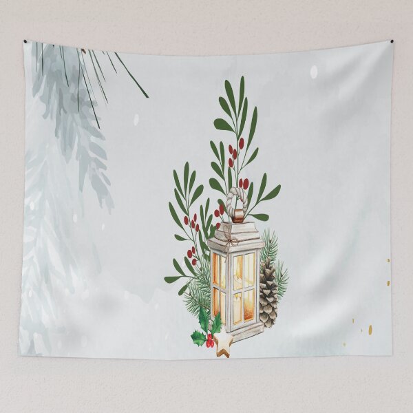 Item preview, Cozy Christmas Lantern | Winter Holiday Decor with Pine Cones & Berries | Pine Cones | Berries | Christmas Decor designed and sold by SMHaven93.