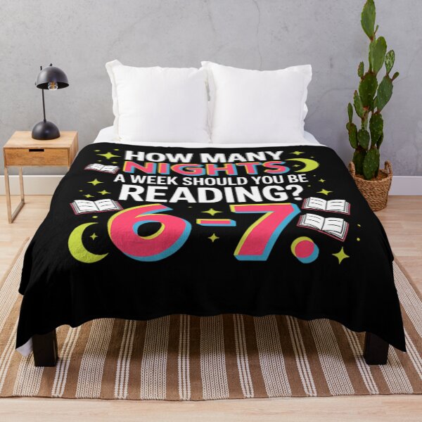 Item preview, Humor Six Reading Book Teacher Week Funny How Nights Many Quote Seven A designed and sold by PEDDAKAPRADEEP.