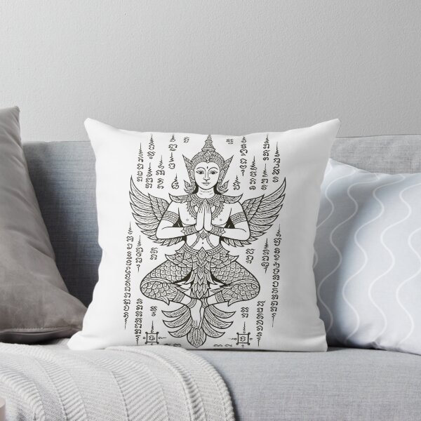 Item preview, Thai Angel Yantra – Winged Deity Sak Yant Design designed and sold by Sksticker991.
