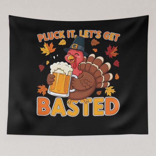 Item preview, Get Basted Lets Happy It Holiday Thanksgiving Quote Vintage Pluck designed and sold by HollyShabero.