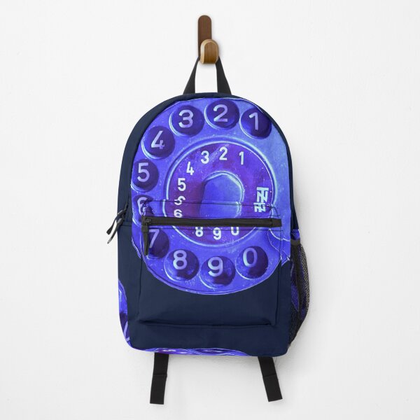 Item preview, Retro phone dial, blue vintage rotary telephone designed and sold by suekieper.