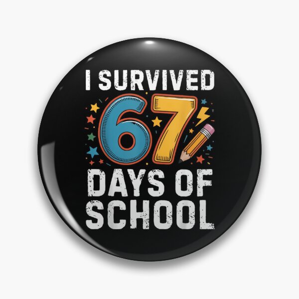 Item preview, Teacher School Days of Classic Student Survived Funny 67 I Meme 67 designed and sold by SteveSaccoro.
