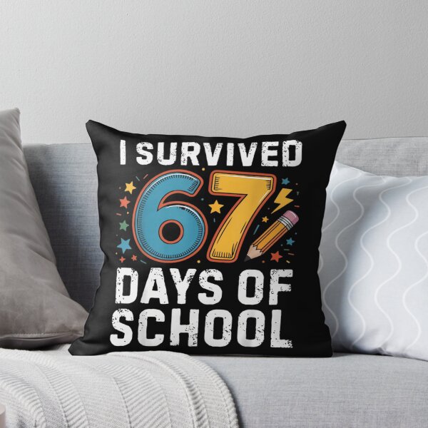 Item preview, Teacher School Days of Classic Student Survived Funny 67 I Meme 67 designed and sold by SteveSaccoro.