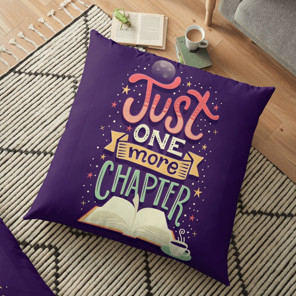 One more chapter Floor Pillow
