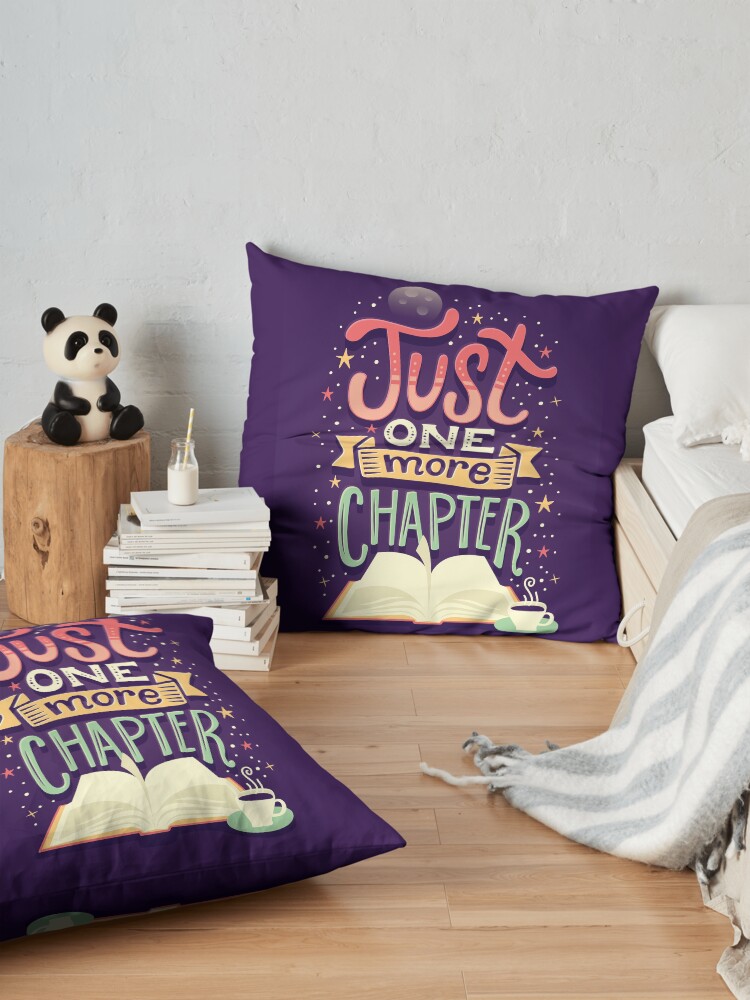 Alternate view of One more chapter Floor Pillow