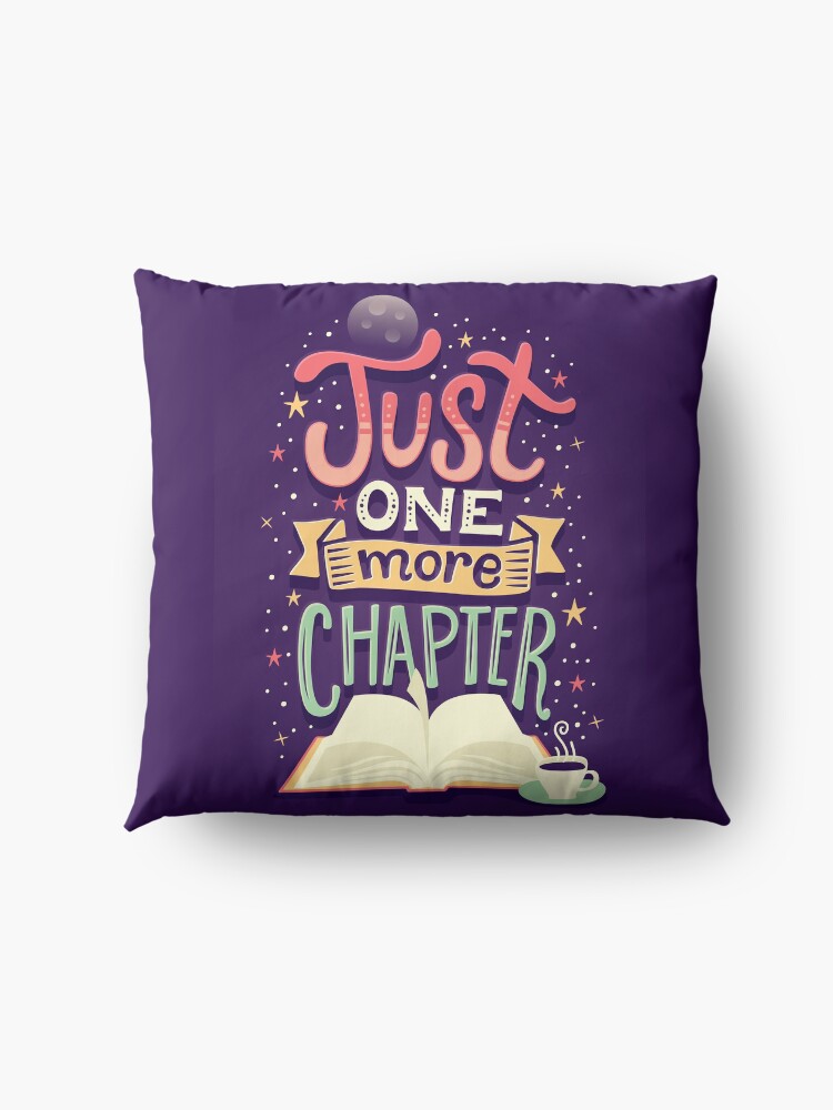 Alternate view of One more chapter Floor Pillow