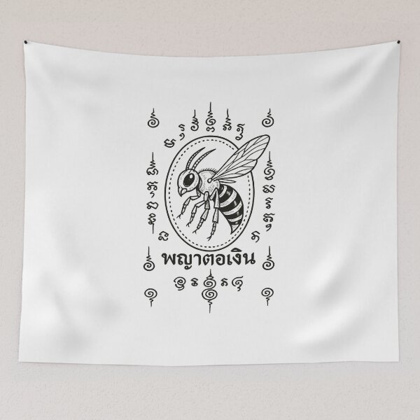 Item preview, Yantra Money Wasp | Sacred Thai Tattoo Style designed and sold by Sksticker991.