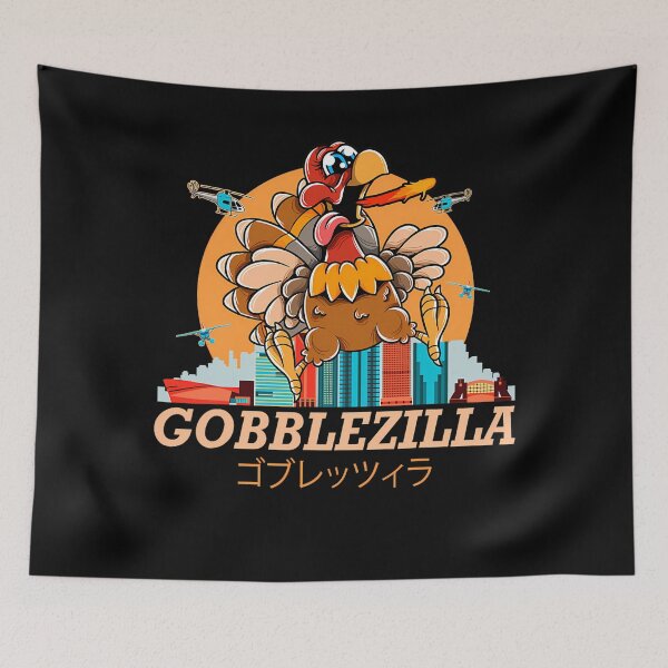 Item preview, Humor Thanksgiving Funny Happy Retro Gobblezilla Quote Style designed and sold by nguyenconguan80.