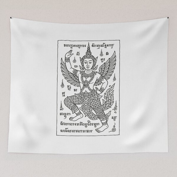 Item preview, Yant Garuda Sacred Thai Tattoo  designed and sold by Sksticker991.