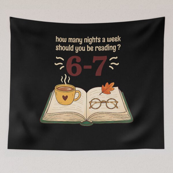 Item preview, Nights How Book Humor Week Quote Seven Six Funny Teacher Many Reading A designed and sold by PEDDAKAPRADEEP.