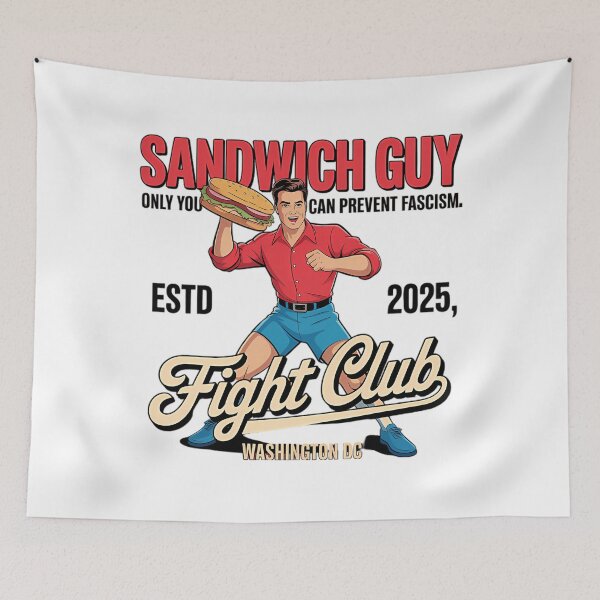 Item preview, Sandwich Guy Political American Humor Meme Resist DC Washington designed and sold by VictoriaVilleno.