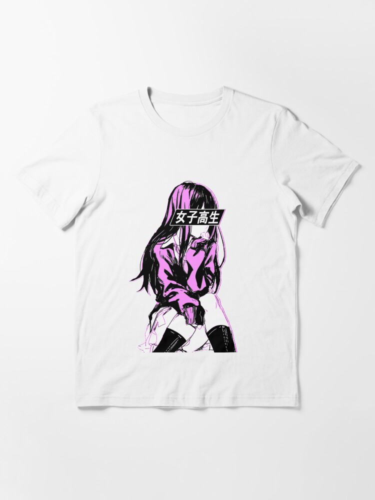 Japanese Manga Anime Tshirt Egirl Grunge Aesthetic Oversized