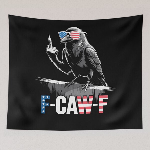 Item preview, Retro Quote F CAW USA Vintage Resist F Black Funny designed and sold by RobertWheas.