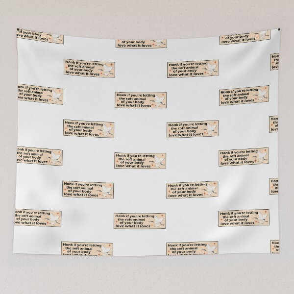 Item preview, Honk If You'Re Letting Wild Geese Mary Oliver Bumper designed and sold by yousef-keenan.