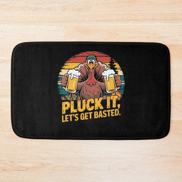 Item preview, Lets Pluck Happy Basted Thanksgiving Holiday Quote Get Vintage It designed and sold by HollyShabero.
