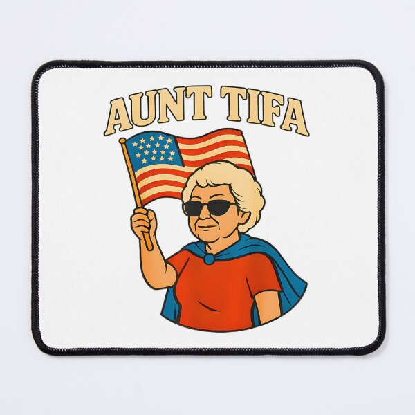 Item preview, Aunt Tifa American Flag Meme designed and sold by yousef-keenan.