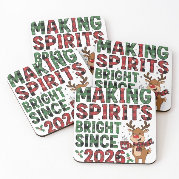 Item preview, Making Spirits Bright Since 2026 Cute Reindeer designed and sold by zoughlal.