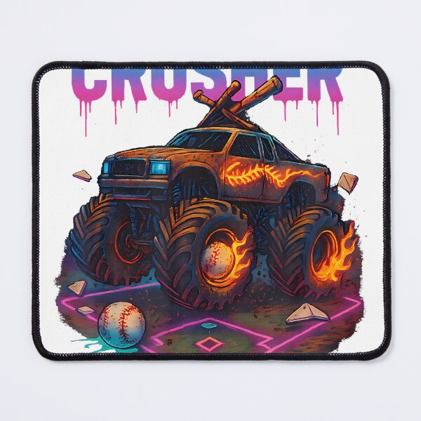 Item preview, Dripping Baseball Ice Cream Drip Monster Truck Birthday Boys designed and sold by TysonLangosh.
