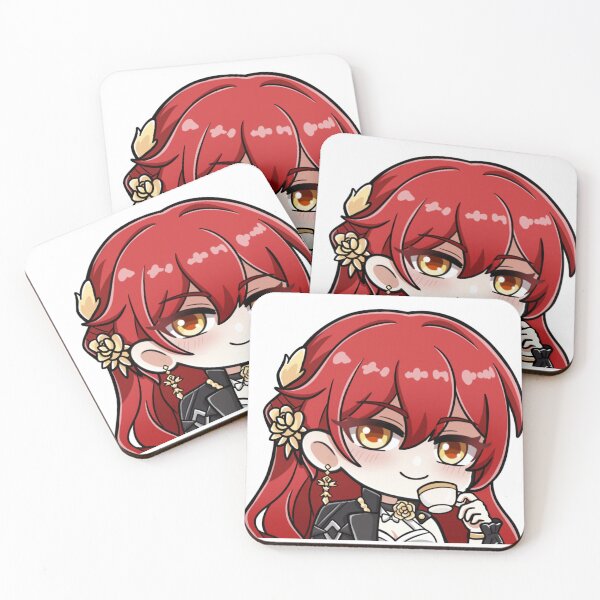 Item preview, Himeko drinking a coffee Honkai Star Rail designed and sold by MirasolCyShop.