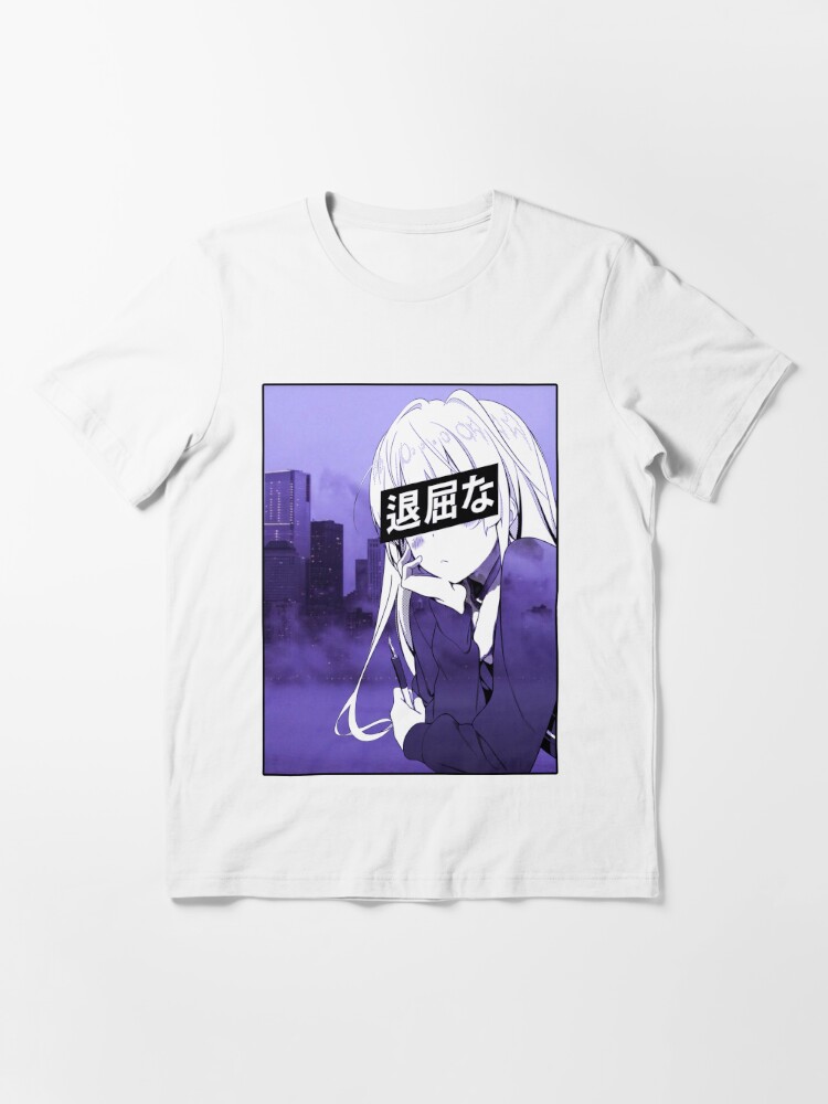 Japanese Manga Anime Tshirt Egirl Grunge Aesthetic Oversized