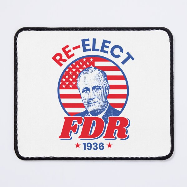 Item preview, Fdr Campaign Democrat Re-Elect President Franklin Roosevelt designed and sold by yousef-keenan.