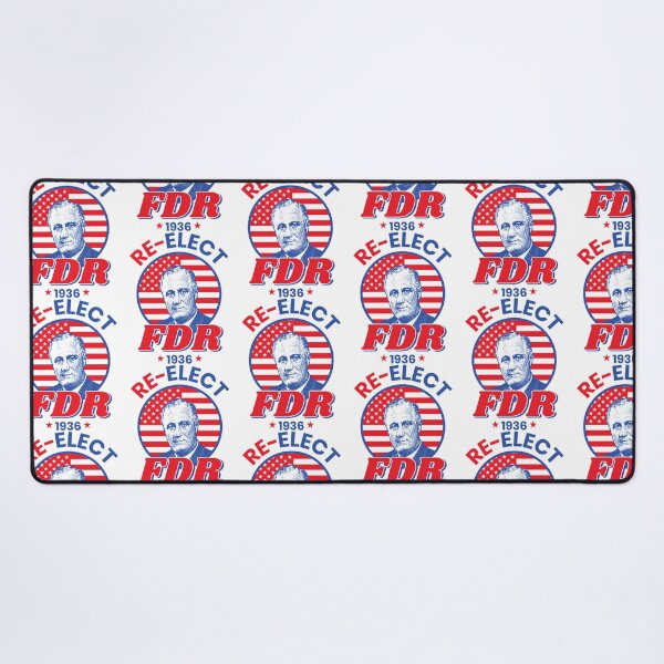 Item preview, Fdr Campaign Democrat Re-Elect President Franklin Roosevelt designed and sold by yousef-keenan.