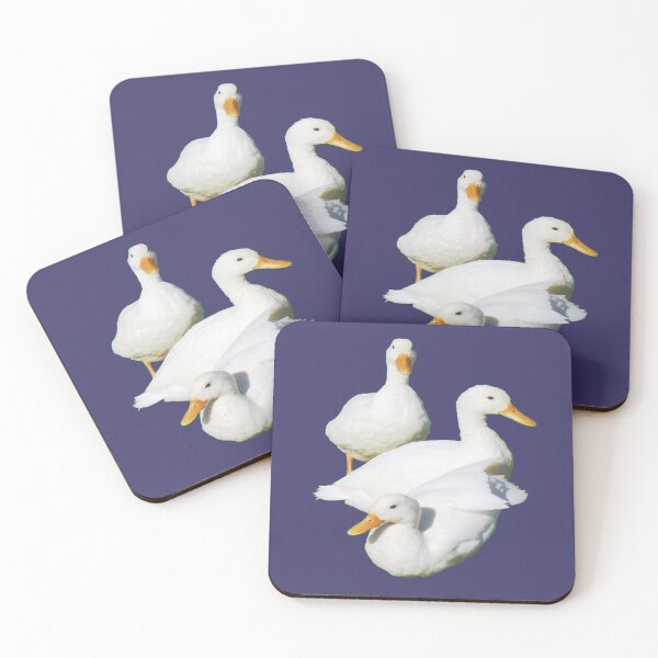 Aperçu de l'œuvre Canards blancs créée et vendue par Brigitte Barabas.