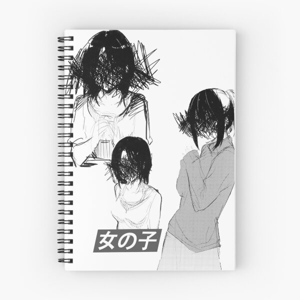 Item preview, GIRLS (Black and White) - Sad Japanese Anime Aesthetic designed and sold by PoserBoy.