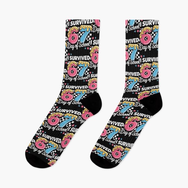 Item preview, Meme 67 School Teacher Days I 67 Classic Funny of Student Survived designed and sold by SteveSaccoro.