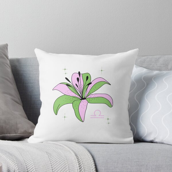 Item preview, Minimal Flower Libra and stars Design designed and sold by PanteraDesigns.