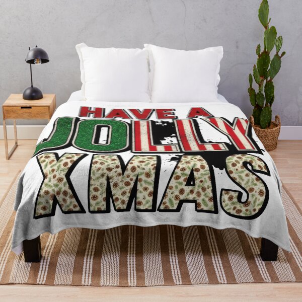 Item preview, Jolly Xmas Textured Holiday Lettering designed and sold by zoughlal.