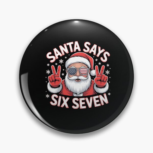 Item preview, Happy Claus Holiday Seven Retro Bruh Santa Says Six Santa designed and sold by ChadnoSmith.
