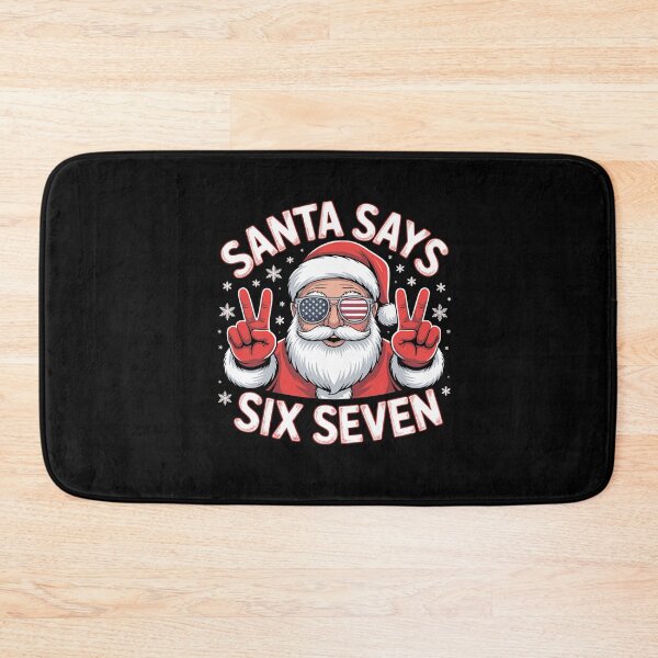 Item preview, Happy Claus Holiday Seven Retro Bruh Santa Says Six Santa designed and sold by ChadnoSmith.