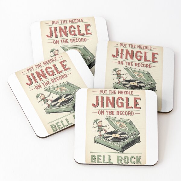 Item preview, Jingle Bell Rock Vintage Vinyl Elf designed and sold by zoughlal.