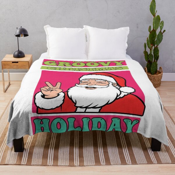 Item preview, Groovy Hippie Santa Peace Sign designed and sold by zoughlal.