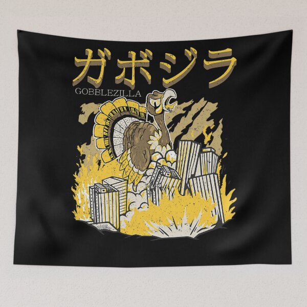 Item preview, Humor Quote Style Retro Happy Thanksgiving Funny Gobblezilla designed and sold by nguyenconguan80.