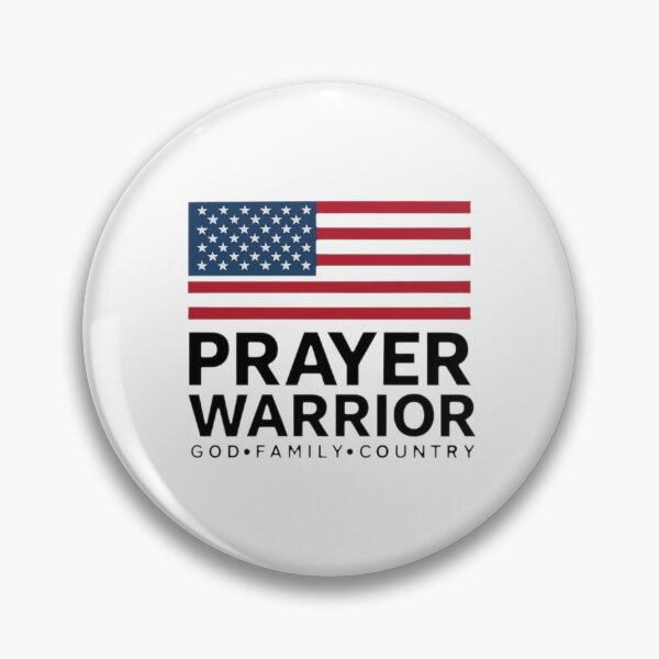Item preview, Prayer Warrior God Family Country Patriotic Design designed and sold by CoffeeNJesus.