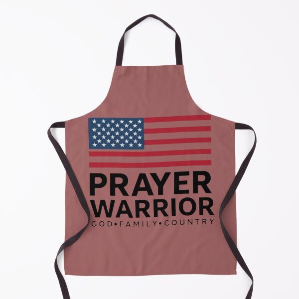 Item preview, Prayer Warrior God Family Country Patriotic Design designed and sold by CoffeeNJesus.