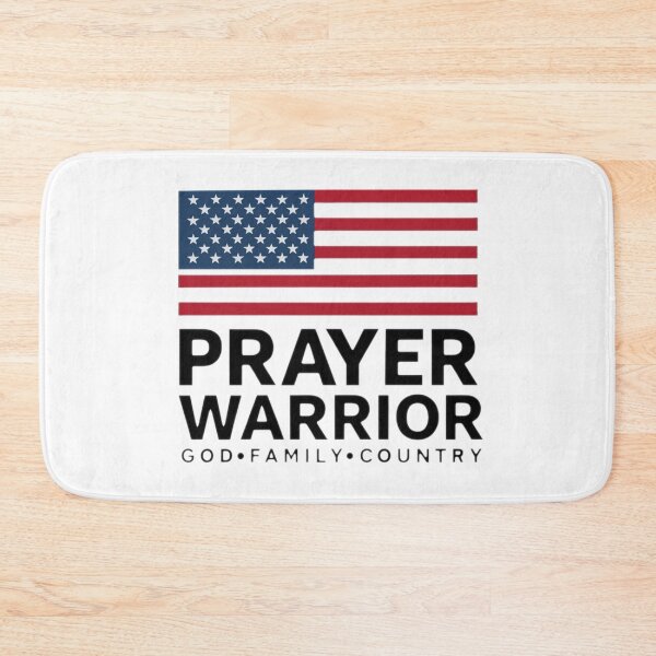 Item preview, Prayer Warrior God Family Country Patriotic Design designed and sold by CoffeeNJesus.