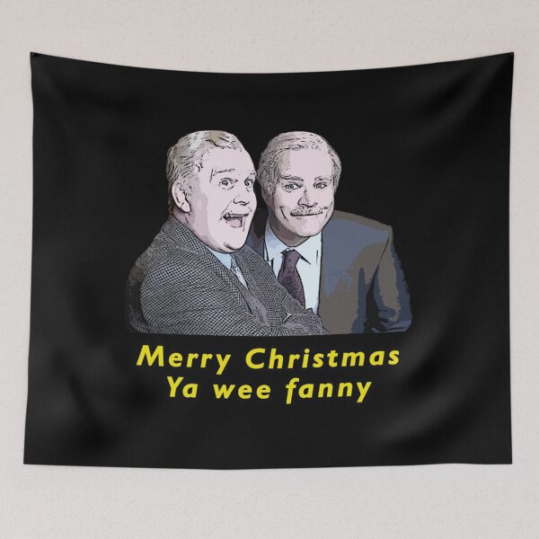 Item preview, Still Game Inspired Jack and Victor ''Merry Christmas Ya Wee Fanny'' designed and sold by Franzosefischo.
