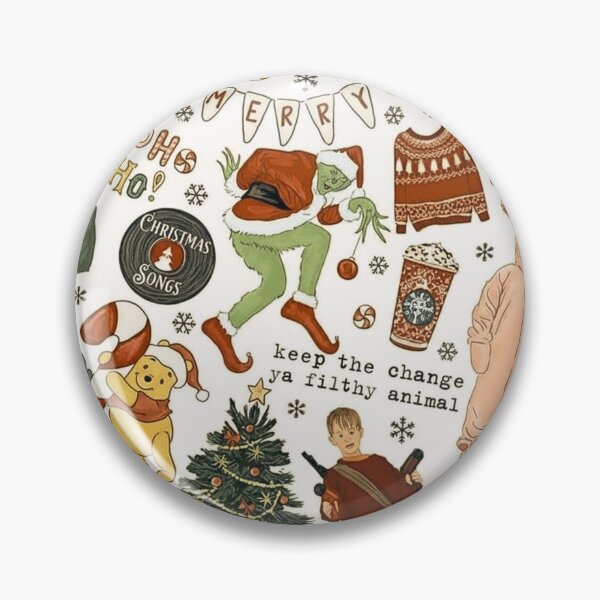 Item preview, Christmas Pop Culture Collage - Funny Holiday Icons & Quotes designed and sold by Vicky021.