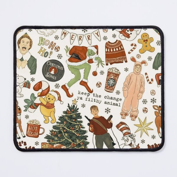 Item preview, Christmas Pop Culture Collage - Funny Holiday Icons & Quotes designed and sold by Vicky021.